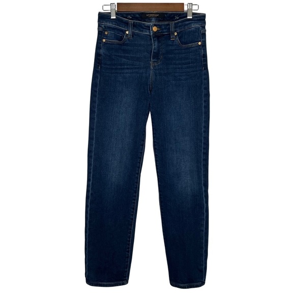 Liverpool Jeans The Slim Davis Dark Blue Wash 4 27 Style LM2730F88 Women’s Denim - Picture 3 of 16